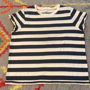 white and black stripped shit from mad well